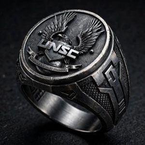 Anillo futurista en plata 999 #3